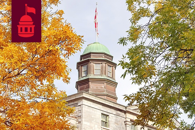 McGill-building-flag
